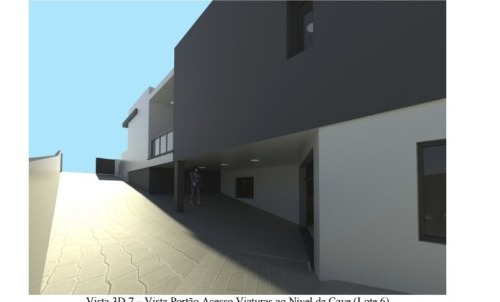 Acesso à garagem — Perspetiva de projeto