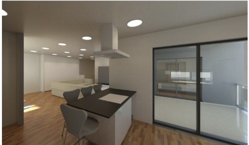 Cozinha — Proposta de interior em 3D